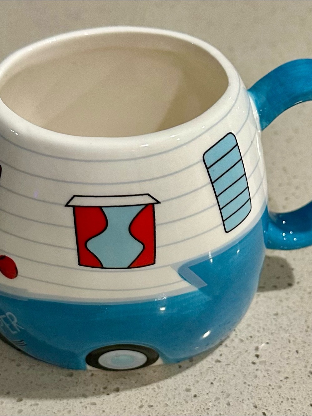 Bass Pro Shops Blue Happy Camper Graphic Mug